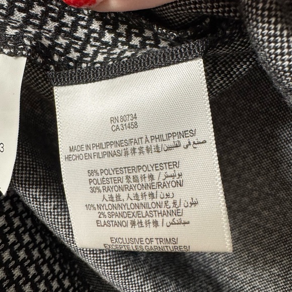 BCBG Max Azria, S, Black/White Skirt, decorative Black Elastic Waistband, NWOT - Picture 14 of 15